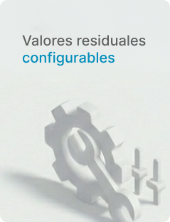 Valores residuales configurables